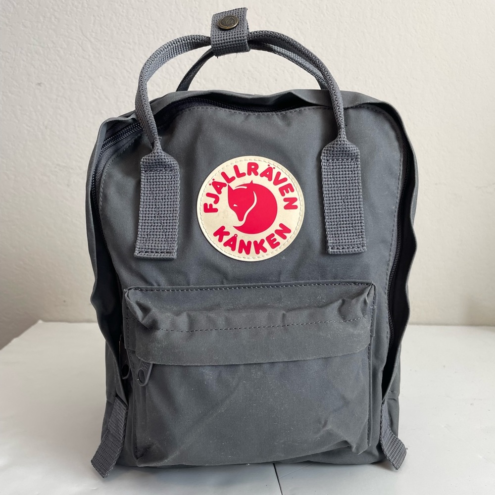 Fjallraven Kanken Mini Gray Backpack Bag Travel